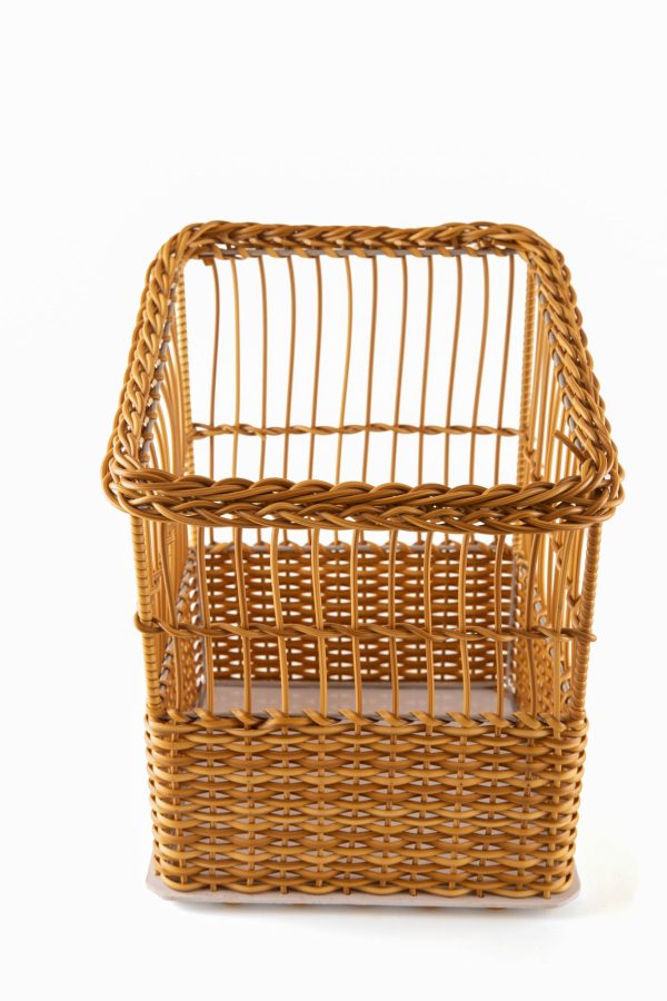 Cesta em vime sintético Baguete quadrada