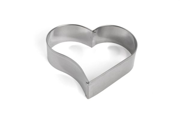 Aro cortador em inox coração