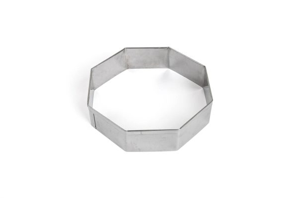 Aro cortador em inox oitavado