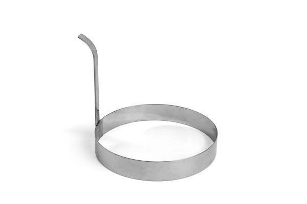 Aro cortador em inox modelador para ovo / omelete