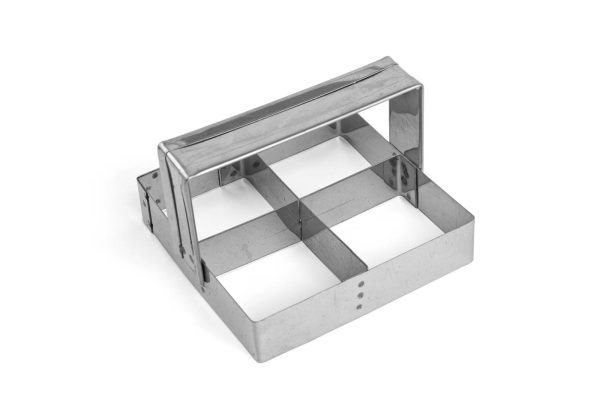 Cortador em inox com alça 4 cortadores
