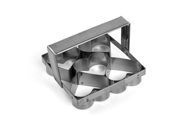 Cortador em inox com alça 5 cortadores