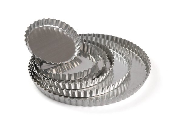 Forma para torta maçã fundo fixo altura 2cm